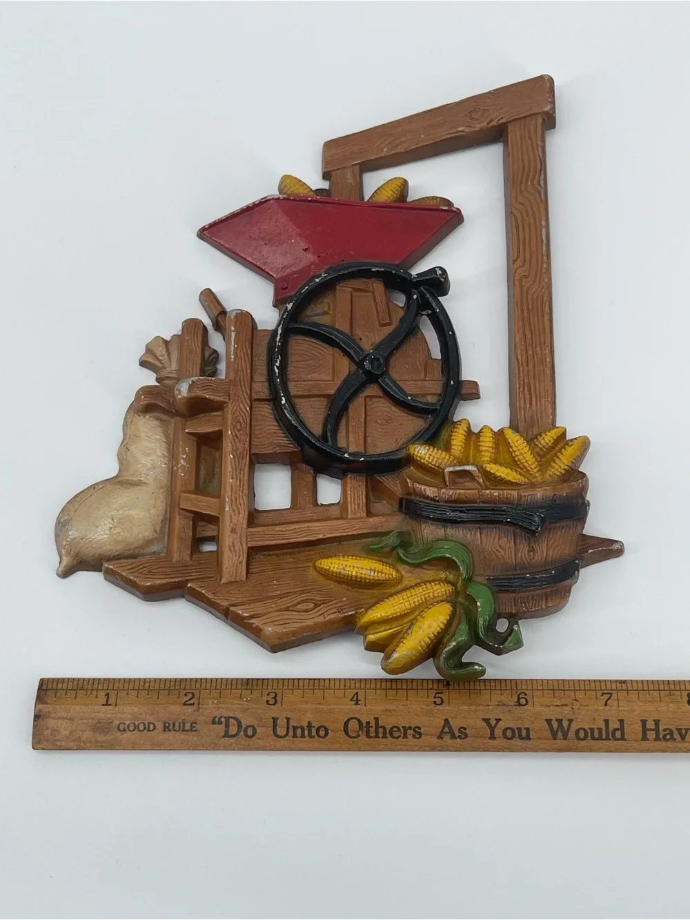 Vintage 1978 Home Co Metal Wall Hanging